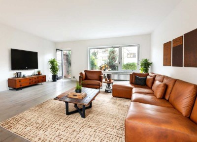 Stilvoll kernsanierte Gartenwohnung