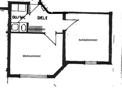 2-Zimmer-Souterrainwohnung in Filderstadt-Sielmingen – Warmmiete inkl. StromFilderstadt