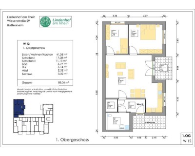 12 - wunderschöne 3-Zimmerwohnung in Huttenheim