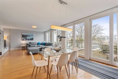 Penthouse-Exklusivität – Eleganz und Weitblick nahe der Außenalster