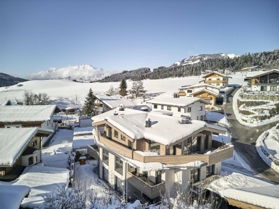 Modernes Leben in den Alpen