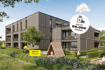 3-Zimmerwohnung mit Garten | C03