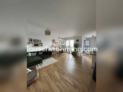 Tauschwohnung: Neubau 3 Zimmer gehobene Ausstattung gg 2 Zimmer mit Balkon