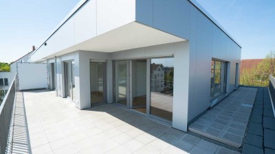 3-Zimmer-Penthouse-Wohnung in bester Lage Ober-Eschbachs mit Einbauküche und toller Dachterrasse