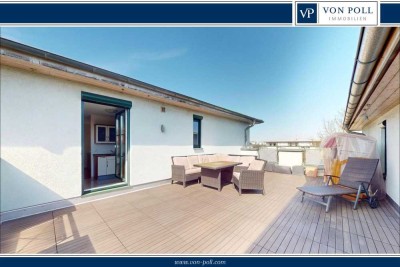Voll ausgestattete Dachgeschosswohnung mit Penthouse-Flair