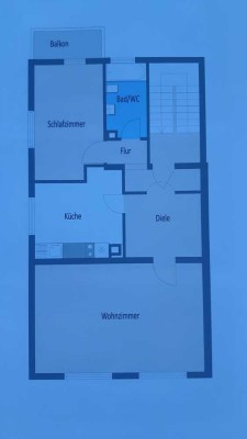 Gepflegte 2,5-Zimmer-Wohnung mit Balkon und EBK in Heilbronn