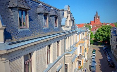 Exklusive 4-Raum-Wohnung m. 2 Balkonen, Aufzug, Blick auf Pauluskirche