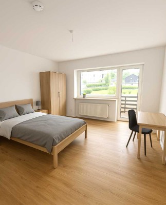 Ruhig wohnen, möbliert leben – helles Zimmer in 2er WG in Vorhalle, Hagen WG (1/2)