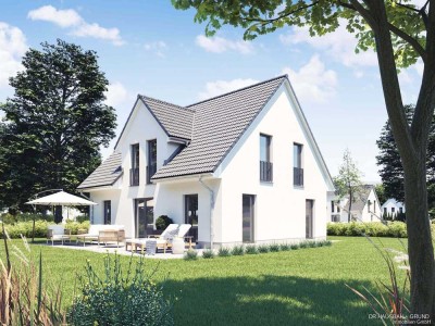 Neubau eines  EFH  mit ca. 146 m²  Wohnfl. + 5 Zimmern auf einem ca. 370 m² großen Grundstück!