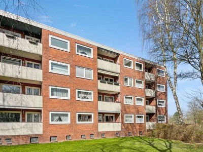 Gepflegte 3-Zimmer-Eigentumswohnung mit Sonnenbalkon in ruhiger Lage von Kiel-Ellerbek