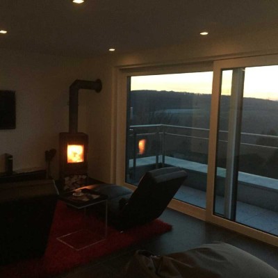 Excl. Penthouse in exponiert Lage, incl. TG Stellplatz, Kamin, Dachterasse excl. Ausstattung Nähe LB