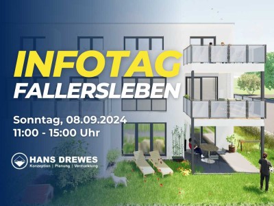 Reserviert: Infotag am 08.09./11-15 Uhr Sommerangebot! ETW inkl. Privatgarten, Terrasse & Stellplatz