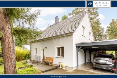 Modernes Einfamilienhaus mit großem Garten für entspannte Familienzeit