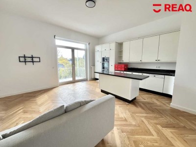 Sanierte 3-Zimmer Wohnung mit Balkon und Küche am Rande des Frankenbergerviertels