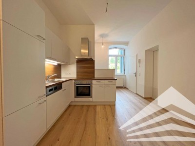 Renovierte 3 Zimmer-Altbau-Wohnung mit Küche in bester City-Lage - Nähe Landstraße