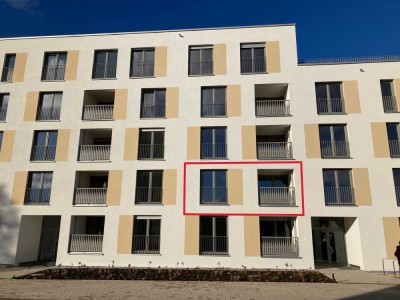 Helle 3-Zimmer Neubauwohnung mit Balkon und Loggia in Kempten am Engelhaldepark