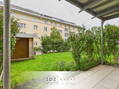 Helle 3,5-Zimmer-Wohnung mit eigenem Garten und offener Wohnküche in Kriegshaber