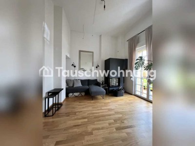 Tauschwohnung: Traumhafte 4-Raum-Wohnung mit Garten, Balkon und Kamin ruhig