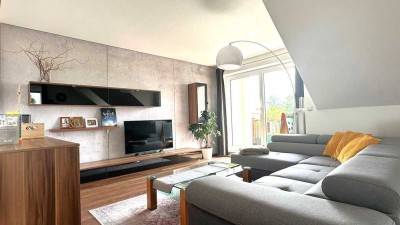 3-Zimmer Maisonette-Wohnung mit zwei Balkonen, zzgl. 24 m² Galerie, Tiefgaragen-&Außenstellplatz