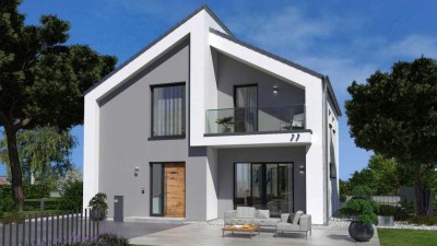 Haus mit durchdachter und außergewöhnlicher Architektur! Grundstück ist im Preis bereits beinhaltet!