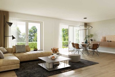Erdgeschosswohnung – elegantes Wohnen in Bestlage Nordheim