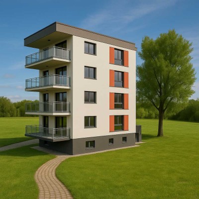 Wohnen auf dem Kaßberg – Neubau KfW 40 Mehrfamilienhaus mit 4 Eigentumswohnungen