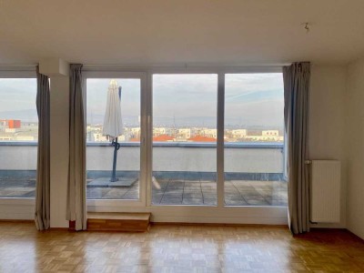 2-Zimmer-Wohnung mit Dachterrasse und Einbauküche