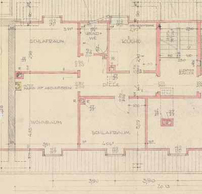 Gemütliche 3-Zimmerwohnung im Dachgeschoss | Tageslichtbad mit Badewanne