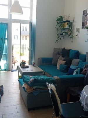 Moderne 3-Zimmerwohnung mit Einbauküche und Blick auf die Wiesent           in Forchheim