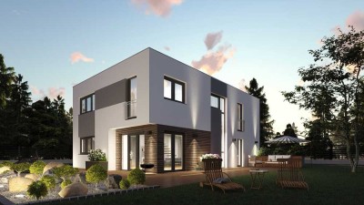 Klares Design, viel Raum: Bauhaus „Berlin“ inkl. Grundstück in Moosthenning