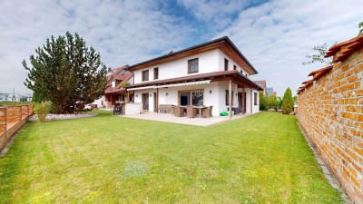 Traumhaus in Allershausen - Einfamilienhaus mit 5 Zimmern, 4 Bädern, Doppelgarage & Blick ins Grüne
