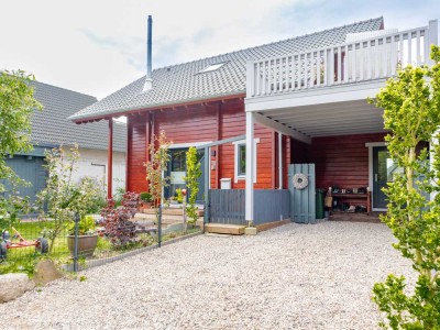 Energieeffizientes A+ Holzblockhaus in unmittelbarer Nähe zur Ostsee