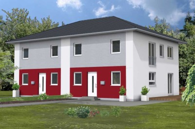 Doppelhaushälfte mit Herz