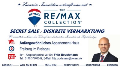 *THE RE/MAX COLLECTION* Absolutes Prestige Objekt: Appartement-Haus als Kapitalanlage in Freiburg