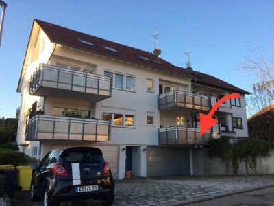 Hübsche 59 m2 Zweizimmerwohnung renoviert mit Küche nahe Winnenden Berglen Oppelsbohm  frei ab 1.10.