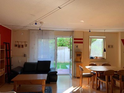 Moderne 2 Zi-Maisonettewohnung mit Garten für 2 Jahre zu vermieten !