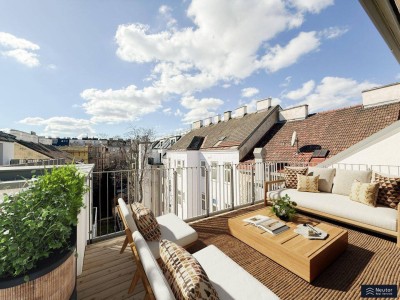 ---2 MONATE MIETFREI--- CHARMANTE 4-ZIMMER MAISONETTE MIT FREIFLÄCHEN- ERSTBEZUG - ENERGIEEFFIZIENT - KÜHLDECKE - NAHE DEM HAUPTBAHNHOF