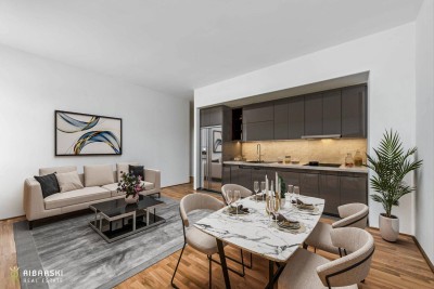 PROVISIONSFREI inkl. 2 TG Plätze - Wohnen in Verbundenheit - stylische Maisonette mit südseitiger Dachterrasse