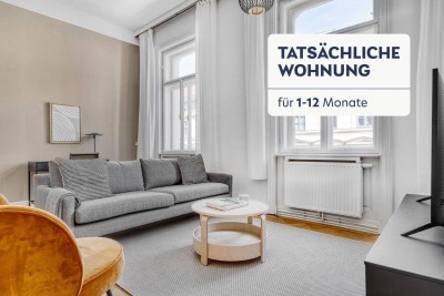 3 Zi Altbau-Flair im Herzen des 6. Bezirks, Gehweite von Mariahilfer Str. und Naschmarkt entfernt (VIE225)