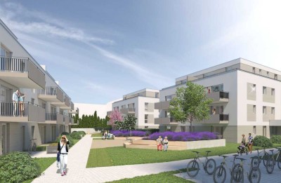 Für Familien geeignet! 4-ZKB Neubau Wohnung - nur mit Wohnberechtigungsschein anmietbar!