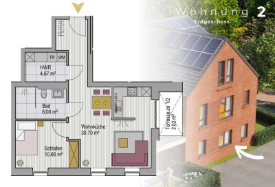 RESERVIERT: Investieren mit SonderAfA & KfW-Förderung nach QNG:  2 ZKB im EG