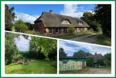 Reetgedecktes Einfamilienhaus in idyllischer Dorflage!