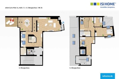 4,5-Zimmer-Maisonettewohnung im Château de Curie - WE24