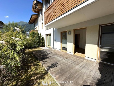 5710 Kaprun: ab SOFORT ; 43m² Mietwohnung mit kleinem Garten, Tiefgarage,Stellplatz, Bad mit Dusche, zentral !