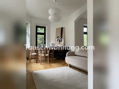 Tauschwohnung: 2-3 Zimmerwohnung wunderschöner Altbau mit Blick ins Grüne