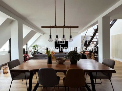 Tauschwohnung: Einzigartige Maisonette im Waldstraßenviertel
