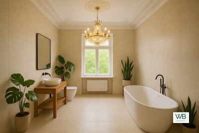 Sanierte Luxus-Altbauwohnungen 1 OG + Balkon zum Mitgestalten - Östliche Ringgebiet Braunschweig