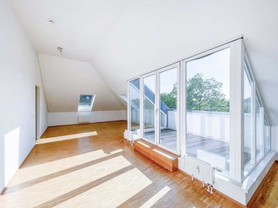 Lichtdurchflutete 2-Zimmer Dachterrassenwohnung.