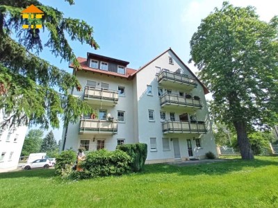 1A Kapitalanlage in Wittgensdorf: vermietete 2-R.-W. mit Stpl. und Balkon!