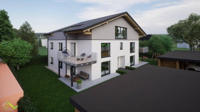 Neubau Ried/Tumeltsham-allein im Dachgeschoss-Lift, 2 Dachterassen,, Doppelcarport, Topausstattung
